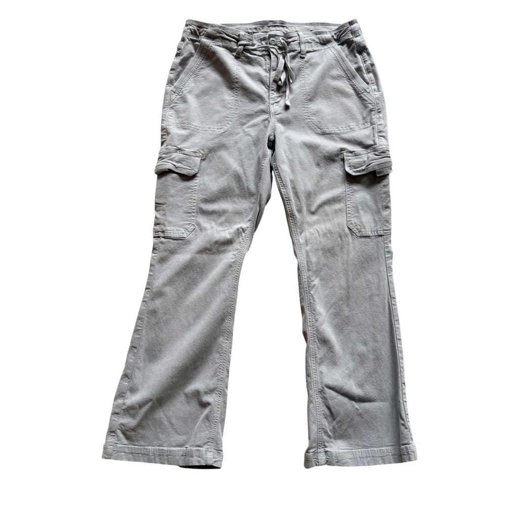 American Eagle Outfitters Light Gray Cargo Trousers